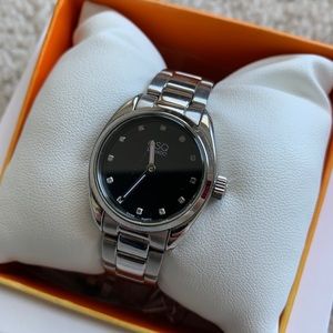 ESQ by Movado 07101355 Black Dial Diamond Watch